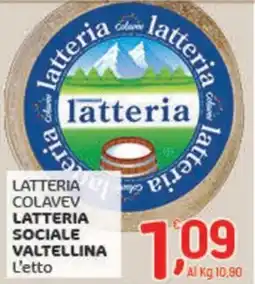 Crai Latteria colavev LATTERIA SOCIALE VALTELLINA offerta