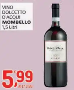 Crai Vino dolcetto d'acqui MOMBELLO offerta