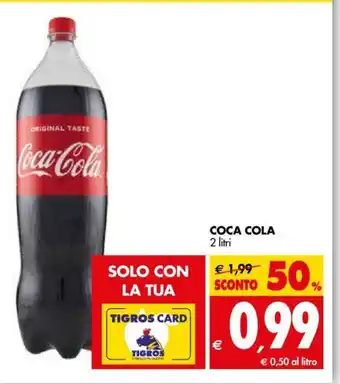 Tigros Coca Cola 2 litri offerta