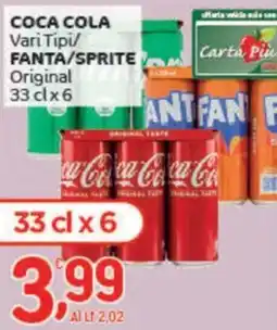 Crai Coca cola/fanta/sprite original offerta