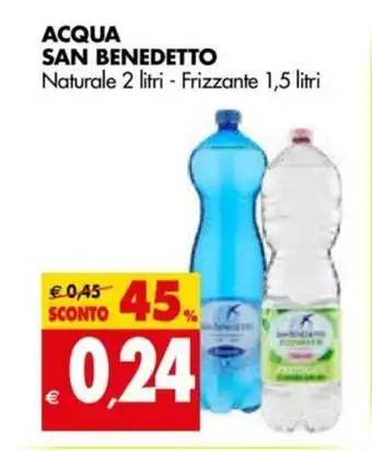 Tigros Acqua San Benedetto offerta