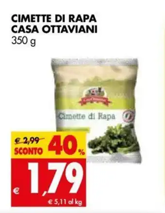Tigros Cimette di Rapa Casa Ottaviani 350g offerta