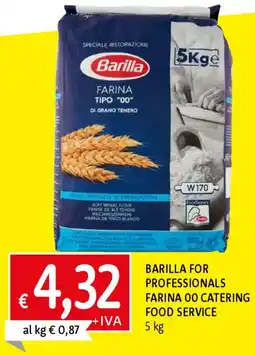 Famila Barilla for professionals farina 00 catering food service offerta