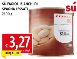 Famila Sù fagioli bianchi di spagna lessati offerta