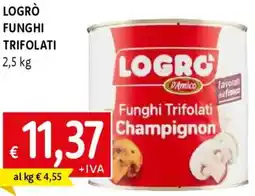 Famila Logrò funghi trifolati offerta