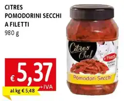 Famila Citres pomodorini secchi a filetti offerta