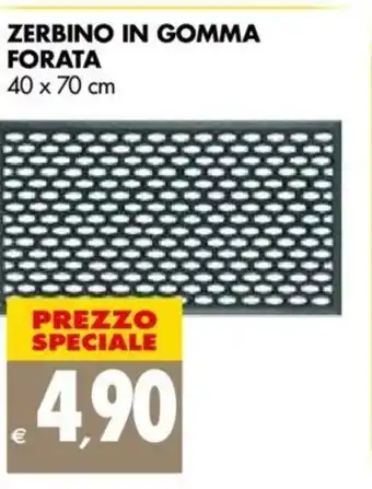 Tigros Zerbino In Goma Forata 40x70cm offerta