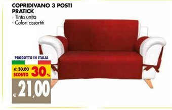 Copridivano 3 Posti Pratick