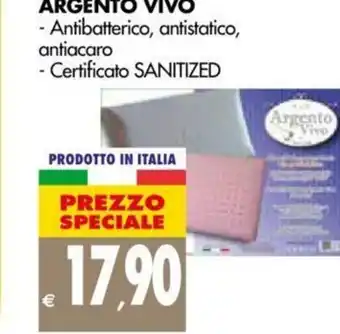 Tigros Guanciale in Memory Forato Argento Vivo offerta
