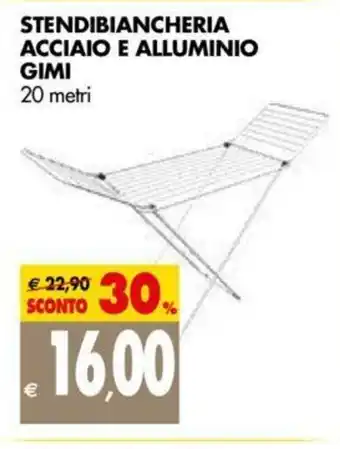 Tigros Stendibiancheria Acciaio E Alluminio Gimi offerta