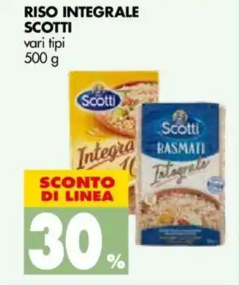 Tigros Riso Integrale Scotti 500g offerta