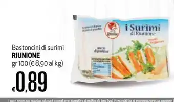 Riunione Bastoncini di surimi 100gr