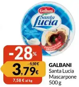 Famila GALBANI Santa Lucia Mascarpone offerta