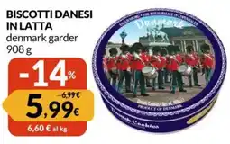 Famila BISCOTTI DANESI IN LATTA denmark garder offerta