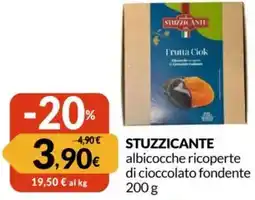 Famila STUZZICANTE albicocche ricoperte di cioccolato fondente offerta