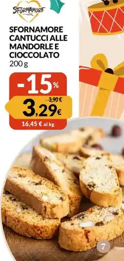 Famila Sfornamore cantucci alle mandorle e cioccolato offerta