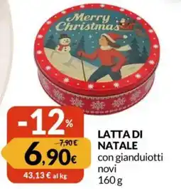 Famila LATTA DI NATALE con gianduiotti novi offerta