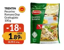 Famila TRENTIN Pecorino Romano Dop Grattugiato offerta