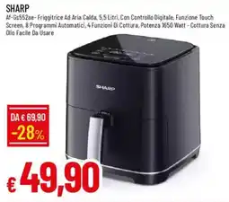 Galassia SHARP Af-Gs552ae-Friggitrice Ad Aria Calda offerta