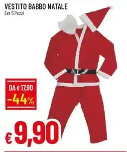 Galassia Vestito babbo natale offerta