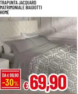 Galassia Trapunta jacquard matrimoniale biagiotti home offerta