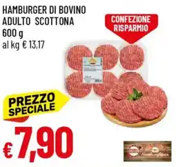 Galassia Hamburger di bovino adulto scottona offerta