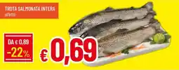 Galassia Trota salmonata intera offerta