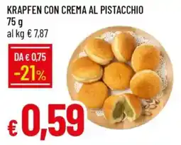 Galassia Krapfen con crema al pistacchio offerta