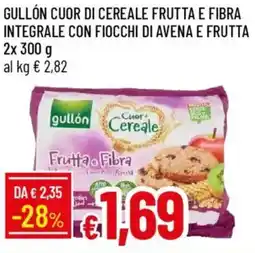 Galassia Gullón cuor di cereale frutta e fibra integrale offerta