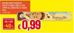 Galassia Mulino bianco baiocchi biscotti snack farciti offerta