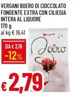 Galassia Vergani boero di cioccolato fondente extra offerta
