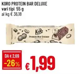 Galassia Koro protein bar deluxe offerta