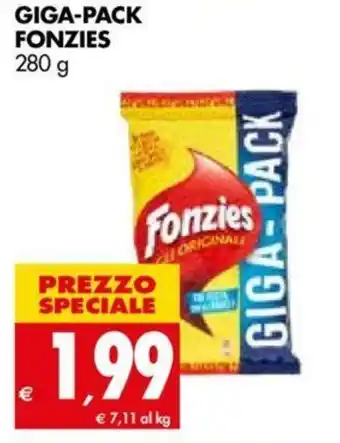 Tigros Giga Pack Fonzies 280g offerta
