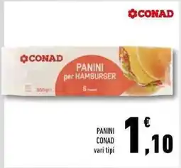 Conad Superstore Panini CONAD vari tipi offerta