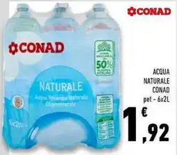 Conad Superstore Acqua naturale CONAD pet offerta