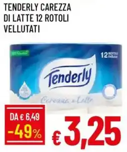 Galassia Tenderly carezza di latte 12 rotoli vellutati offerta