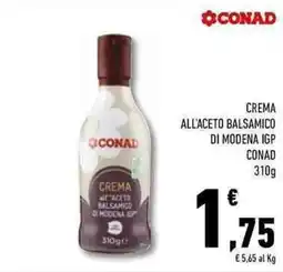 Conad Superstore Crema all'aceto balsamico di modena igp CONAD offerta