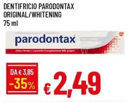 Galassia Dentifricio parodontax original/whitening offerta
