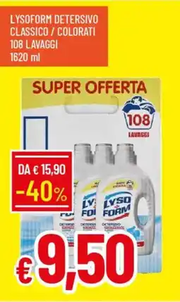 Galassia Lysoform detersivo classico / colorati offerta