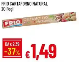 Galassia Frio cartaforno natural 20 fogli offerta