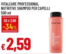 Galassia Vitalcare professional nutritive shampoo per capelli offerta