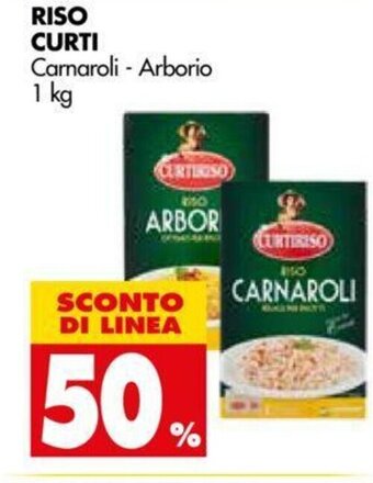 Tigros Riso Curti 1kg offerta