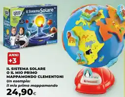 Extracoop Il sistema solare o il mio primo mappamondo CLEMENTONI offerta