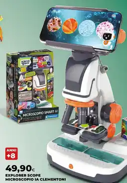 Extracoop Explorer scope microscopio IA CLEMENTONI offerta