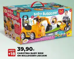 Extracoop Carotina baby ride on bulldozer lisciani offerta