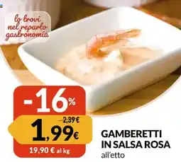 Famila Gamberetti in salsa rosa offerta