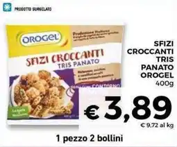 Conad Superstore Sfizi croccanti tris panato OROGEL offerta