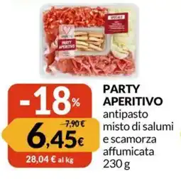 Famila PARTY APERITIVO antipasto misto di salumi e scamorza affumicata offerta
