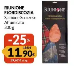 Famila RIUNIONE FJORDISCOZIA Salmone Scozzese Affumicato offerta
