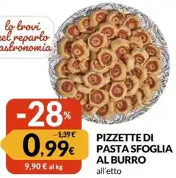 Famila Pizzette di pasta sfoglia al burro offerta